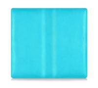 GuoChe Soporte de cuero para registro de automóvil y seguro de automóvil para hombres y mujeres, organizador para conductores, propietarios de automóviles, remolque, motocicleta, barco, patrón azul