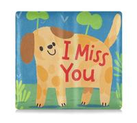 GuoChe Tarjetero de piel sintética para registro y seguro, para hombres y mujeres, accesorios de camión para licencia de conducir, tarjetas y documentos esenciales con texto en inglés "I Miss You