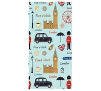 GuoChe Toalla de playa London Big Ben Great Britain Travel