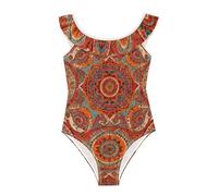 GuoChe Traje de baño deportivo de secado rápido para niña, Forma angular vintage, 3 años