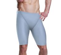 GuoChe Traje de baño para hombre de 5 pulgadas, diseño ergonómico de entrepierna/cápsula espacial, entrepierna para playa/piscina, ajustable con cordón, Azul Hierro Claro, Medium