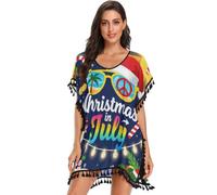 GuoChe Traje de baño para mujer, vestido de playa para traje de baño | Traje de baño de Navidad en 7 Tropical Summer S