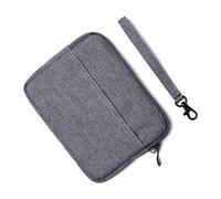 GUOCU 6-Pulgadas Funda de Fieltro - Portátil Sleeve Bag Nilón Maletín Cover Case para Amazon Kindle 10th Generation 2019 / All-New Kindle/ 6 Inch Kindle Oasis E-Reader，Gris Oscuro,6"(14X18.5X2cm)