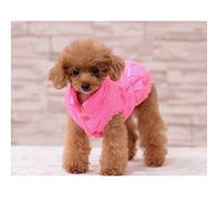 GUOCU Abrigo Forrado de Polar para Perros,Chaqueta Impermeable de Plumas para Cachorros Gatos,Ropa de Invierno Cálido para Perritos,Chaqueta Chaleco Acolchada para Mascotas Pequeños Rosado B S
