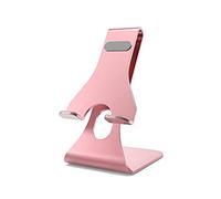 GUOCU Soporte Móvil, Soporte Teléfono : Soporte Dock Base Teléfono e Smartphones para Phone XS XS MAX XR X 8 7 6 Plus 5 4, Switch, Samsung S8 S7, Huawei, Otras Smartphones，Rosa,13.5X7.5X10.5cm