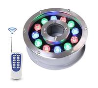 GUODDM Anillo De Luz LED Sumergible Para Fuente, Iluminación Paisajística Subacuática Impermeable IP68 Para Decoración, Foco Subacuático De 24 V Con Cambio De Color RGB Para Estanques(Rgb,24w)