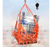GUODDM Carga Y Descarga De Objetos Pesados, Red De Carga Plana De Poliéster para Elevación; Red De Eslinga Plana De Nailon con Correas Reforzadas(1.5 X 1.5M/Mesh 10cm/Load 2t)