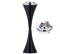 GUODDM Ceniceros con Forma De Altavoz - Cenicero De Pie para Interior Y Exterior, Soporte para Cenizas De Estilo Vintage, Acero Inoxidable Resistente Al Viento, con Tapa para Cigarrillos(G)