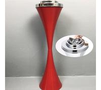 GUODDM Ceniceros con Forma De Altavoz - Cenicero De Pie para Interior Y Exterior, Soporte para Cenizas De Estilo Vintage, Acero Inoxidable Resistente Al Viento, con Tapa para Cigarrillos(F)