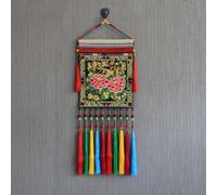 GUODDM Decoración Artística De Pared con Motivos De Estatuas | Tapiz Colgante De Macramé con Borlas De Tela |Tejido A Mano con Borlas (DIY) | Adorno Decorativo De Macramé para El Dormitorio(D)