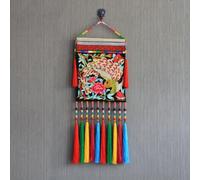 GUODDM Decoración Artística De Pared con Motivos De Estatuas | Tapiz Colgante De Macramé con Borlas De Tela |Tejido A Mano con Borlas (DIY) | Adorno Decorativo De Macramé para El Dormitorio(H)