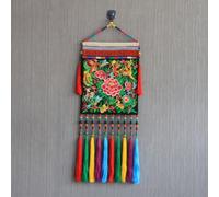 GUODDM Decoración Artística De Pared con Motivos De Estatuas | Tapiz Colgante De Macramé con Borlas De Tela |Tejido A Mano con Borlas (DIY) | Adorno Decorativo De Macramé para El Dormitorio(A)