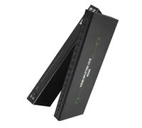 GUODDM Divisor HDMI/Pantalla Dividida - Divisor/duplicador/Distribuidor De TV HDMI De 2/4/8/10/16 Puertos, Admite 4K/5MP/1080P 3D para PS4 PS3 Fire Stick Blue Ray TV Adaptador HDTV Incluido(16 Ports)