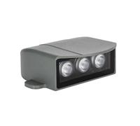 GUODDM Faretto LED - Faretti Rettangolari per Esterni, Fascio Di Luce, Illuminazione A Parete Impermeabile IP65, per Patio, Giardino, Vialetto, Paesaggio(Blue)