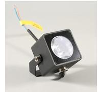 GUODDM Faretto LED - Faretti Rettangolari per Esterni, Fascio Di Luce, Illuminazione A Parete Impermeabile IP65, per Patio, Giardino, Vialetto, Paesaggio(Warm Light,3W-DC24V)