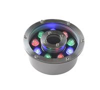 GUODDM Foco Empotrable para Exteriores - Luz LED Sumergible, Luz Subacuática para Iluminación De Estanque Impermeable IP68, Luz De Fuente De Anillo LED (Color : Green, Size : 12v 6w)