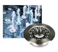 GUODDM Foco Empotrable Subacuático De 24 V con Anillo para Fuente, Resistente Al Agua IP68, De Acero Inoxidable, Foco LED Empotrable para Piscina(Yellows,9w(24V))