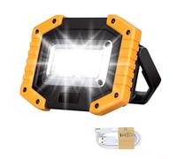GUODDM Foco Exterior, Mini Luz De Trabajo LED, Lámpara De Seguridad Portátil Recargable Por USB Para Exteriores, Iluminación Portátil Para Obras De Construcción