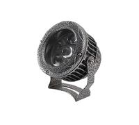 GUODDM Foco Giratorio para Césped, Luces para Árboles De Parque con Rotación De 270°, Lámpara Redonda Decorativa para Exteriores, Resistente Al Agua IP65, AC 111-240V(Purple,111-240V(27W))