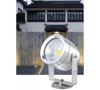 GUODDM Focos LED De Exterior De Aluminio De 3W/5W, Giratorios 180°, Tecnología COB, Impermeables IP65, Ideales para Fiestas, Bodas, Halloween Y Jardines(A 3W(AC220V))