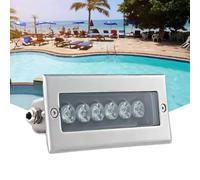 GUODDM Focos Subacuáticos De Tira Larga LED Empotrados, Luz De Pared Para Piscina Con Cambio De Color, Resistente Al Agua IP68, Foco Para Paisajismo(Red,12w)