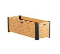 GUODDM Kit De Cama De Jardín Elevada Galvanizada De Metal, Macetero De Aleación De Aluminio For Exteriores con Base Abierta For Cultivar Verduras/Flores/Hierbas/Frutas/suculentas(80 * 30 * 45cm)