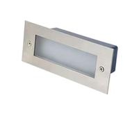 GUODDM Lámpara De Escalón Moderna For Exteriores, Luz LED Subterránea Rectangular De 5 W For Jardín, Foco Empotrable For Exteriores Resistente Al Agua IP65, Luces De Esquina(White,B 5w(AC110-240))