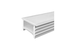 GUODDM Lámpara LED De Silicona Flexible, Tira De Luz De Tubo Impermeable, Sistema De Canal De Silicona, Luces De Cuerda De Neón De 33 Pies (10 M/Pieza), Placa De Cubierta De Silicona(35mm*10mm*10m)