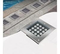 GUODDM Lámpara LED De Suelo Para Exteriores, Luces Empotrables, Mini Luces LED Subacuáticas De Bajo Voltaje De 12 V CA Para Estanques, Foco Empotrable Impermeable IP68(Blue,12w)