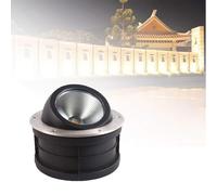GUODDM Luces LED De Paisaje Para Suelo, Luminarias Exteriores Empotradas, Foco Exterior Empotrado AC-220V, Foco/luz De Haz LED Impermeable IP67, Foco Para Árboles De Jardín(Red,12w)