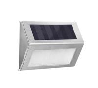 GUODDM Luces Solares para Patio, Luz Decorativa para Escaleras, Iluminación Exterior Impermeable IP65 para Escaleras Y Patios, Sensor Exterior Impermeable(Warm Light)