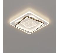 GUODDM Luz De Techo LED, Iluminación Creativa De Forma Cuadrada, Antideslumbrante Empotrable Ovalada, Enfoques De Control Remoto For Pasillos, Entradas Y Vestidores(A)