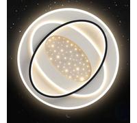 GUODDM Luz De Techo LED, Iluminación Creativa De Forma Redonda, Antideslumbrante Empotrable Ovalada, Enfoques De Control Remoto For Pasillos, Entradas Y Vestidores(A)