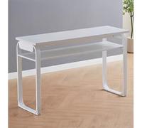 GUODDM Mesa De Entrenamiento Sencilla, Mesa De Conferencias Plegable Y Portátil, con Compartimento De Almacenamiento para Clases Particulares En Educativas (sillas No Incluidas)(B,80 * 40 * 75CM)