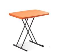 GUODDM Mesa Plegable, Escritorio De Estudio De Altura Ajustable, Portátil Y Plegable, Ideal for Comer, Eventos, Picnics En Interiores, Exteriores Y Camping(C)