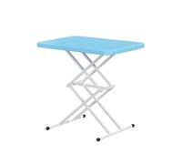 GUODDM Mesa Plegable, Escritorio De Estudio De Altura Ajustable, Portátil Y Plegable, Ideal para Comer, Eventos, Picnics En Interiores, Exteriores Y Camping(B)