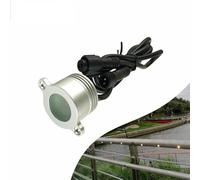 GUODDM Mini Foco De Aluminio, Luz Empotrada De 1 W For Techo, Ideal For Vitrinas, Vinotecas, Joyeros Y Otros Objetos(White,1PCS-1W(DC12V))