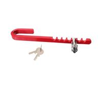 GUODDM Obstáculos Coche Candado De Remolque Tipo J, Inmovilizador De Rueda con Llaves para Camiones Y SUV, con Gancho De Resorte Cuerdas para Remolque