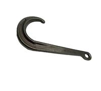 GUODDM Obstáculos Coche Gancho En J De Vástago Largo De 5 Toneladas, Gancho De Cadena Colgante Tipo J, Gancho De Seguridad Galvanizado Cuerdas para Remolque(Single Hook)