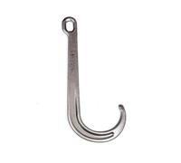 GUODDM Obstáculos Coche J Hook Long Shank, 15 Pollici J Tipo Gancio A Catena Appeso, Coche De Obstáculo Remolque De La Cuerda del Coche De La Avería 3 T Cadena Cuerdas para Remolque(Single Hook)