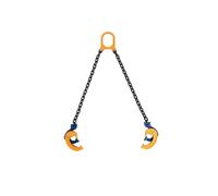 GUODDM Obstáculos Coche Pinzas para Bidón De Aceite - Material De Acero Al Manganeso G80, 2 O 4 Cadenas, Coche De Avería Cadena De Remolque De Transporte 1T O 2T Cuerdas para Remolque(1t)