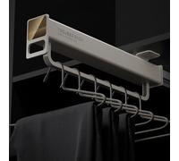 GUODDM Perchero Extraíble For Armario - Barra Extensible For Ropa, Extensible con 2 Rieles Deslizantes, Barra Extraíble Ajustable To Armario De 30-60 Cm(300MM/11.8INCH)