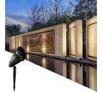 GUODDM Proyector De Césped Con Luz Redonda Para Árboles, Foco LED De Exterior, Focos Empotrables Para Patios Interiores De Hoteles, Jardines, Parques E Iluminación De Banderas(Blue,5W)