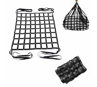 GUODDM Red De Carga para Izaje, Red De Seguridad con Eslingas Planas De Poliéster De Gran Tamaño para Construcción, Aparejo, Mudanzas, Remolque(1.5 X 1.5M/Mesh 10cm/Load 2t)