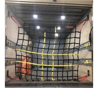 GUODDM Red De Carga Plana De Poliéster Resistente, Red De Carga para Caja De Camioneta, Correas De Seguridad, Resistente Y Resistente A Desgarros(2 X 2M/Mesh/15cm/Load 2t)