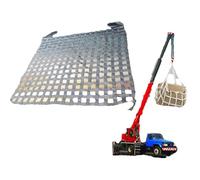 GUODDM Red De Elevación De Carga - Eslinga Plana De Nailon, Red De Elevación De Seguridad, Red De Carga Elástica(1 X 1M/Mesh 10cm/Load 2t)