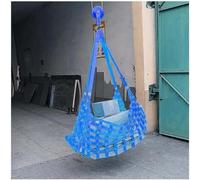 GUODDM Red De Elevación De Carga - Redes De Elevación Planas De Nailon, Red De Izaje para Colgar Cargas, Correas De Seguridad para Elevación(4 X 4M/Mesh 15cm/Load 2.5t)