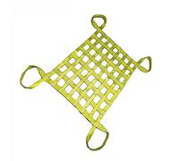 GUODDM Redes De Seguridad For Elevación De Carga - Bolsa De Elevación Plana De Poliéster con Eslingas, Correas De Nylon Resistentes Al Desgarro(1 X 1M/Mesh 10cm/Load 1t)