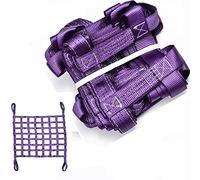 GUODDM Redes De Seguridad Moradas For Elevación De Carga: Red De Elevación Plana De Poliéster con Eslingas Resistentes Al Desgarro(2 X 2M/Mesh 20cm/Load 4t)