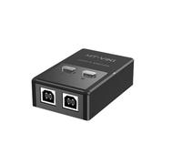 GUODDM Sincronizador USB De 2/4 Puertos, Conmutador KVM para Compartir Varios Ordenadores, Sincronizador De Ratón Y Teclado, Controlador De Juegos para Varios PC(2 Ports)